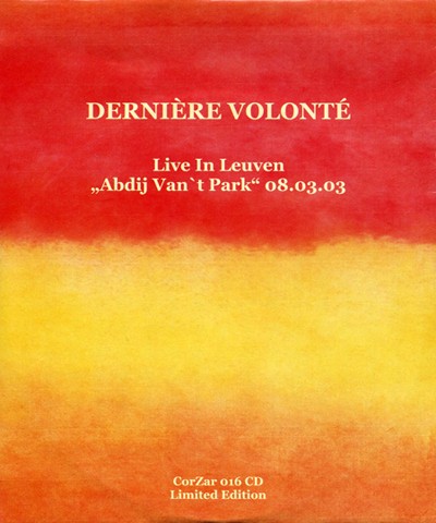 Live in Leuven封面