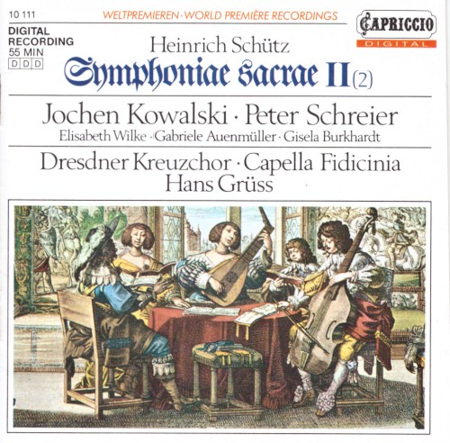 Symphoniae Sacrae II, Volume 2封面