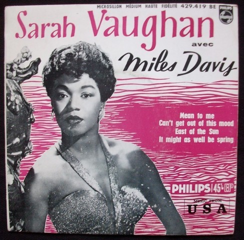Sarah Vaughan avec Miles Davis封面