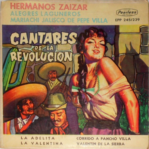 Cantares de la revolución mexicana封面