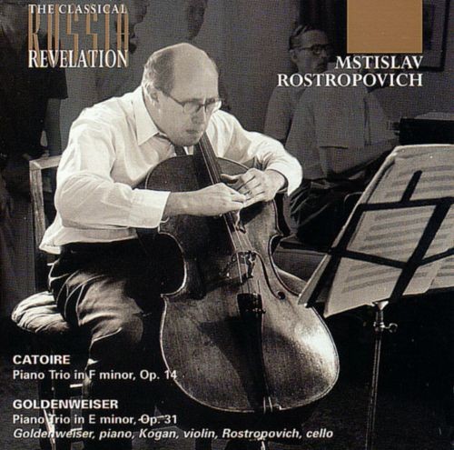 Catoire: Piano Trio in F minor, op. 14 / Goldenweiser: Piano Trio in E minor, op. 31封面