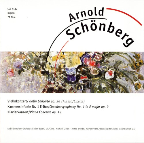 Violinkonzert (Auszug) / Kammersinfonie Nr. 1 E-Dur, op. 9 / Klavierkonzert, op. 42封面