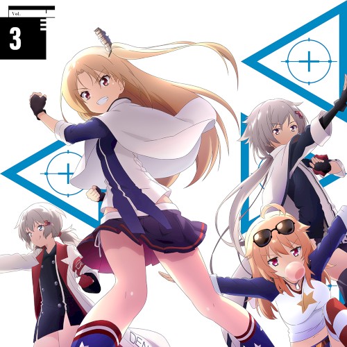TVアニメーション『アズールレーン』バディキャラクターソングシングル Vol.3 クリーブランド四姉妹封面