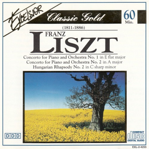 Concerto for Piano and Orchestra no. 1 in E-flat major / Concerto for Piano and Orchestra no. 2 in A major / Hungarian Rhapsody no. 2 in C-sharp minor封面