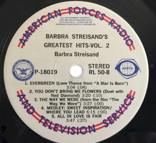 Barbra Streisand’s Greatest Hits, Vol. 2 / Here’s to Good Friends封面