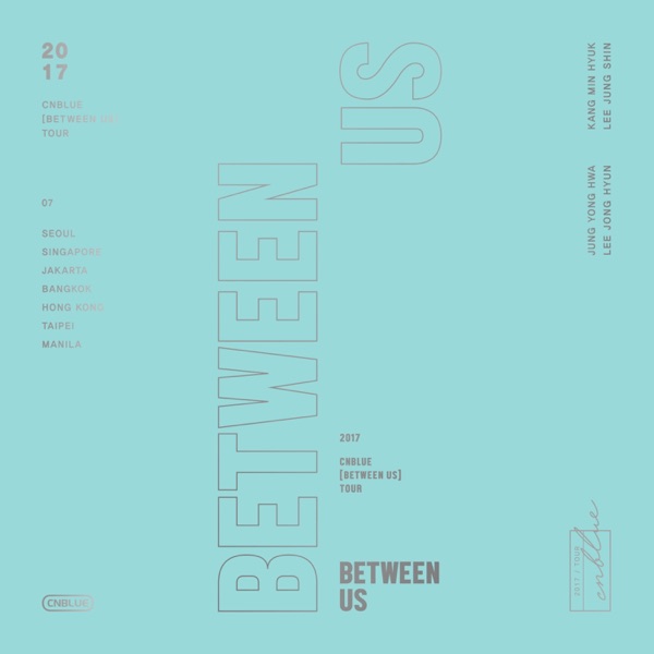 CNBLUE [BETWEEN US] TOUR DVD封面