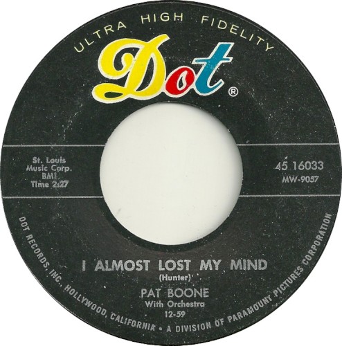 I Almost Lost My Mind / Friendly Persuasion (Thee I Love)封面