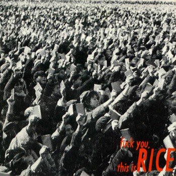Fuck You, This Is Rice封面