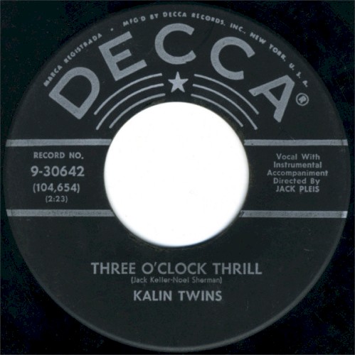When / Three O'Clock Thrill封面