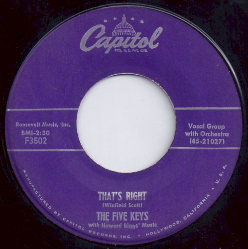 Out of Sight, Out of Mind / That's Right封面