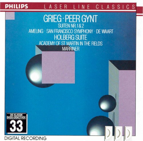 Peer Gynt Suiten 1 & 2, Holberg Suite封面