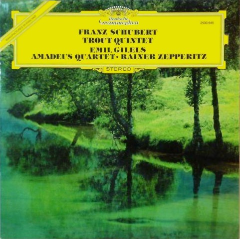 "Forellenquintett" ("Trout" quintet, "La truite")封面