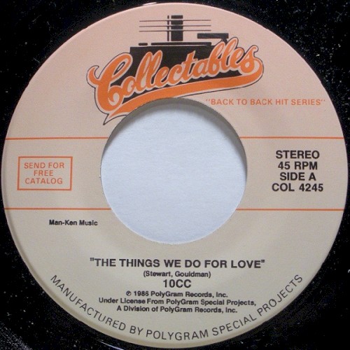 The Things We Do for Love / Takin' Care of Business封面