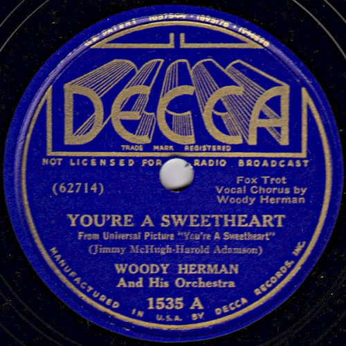 You're a Sweetheart / My Fine-Feathered Friend封面