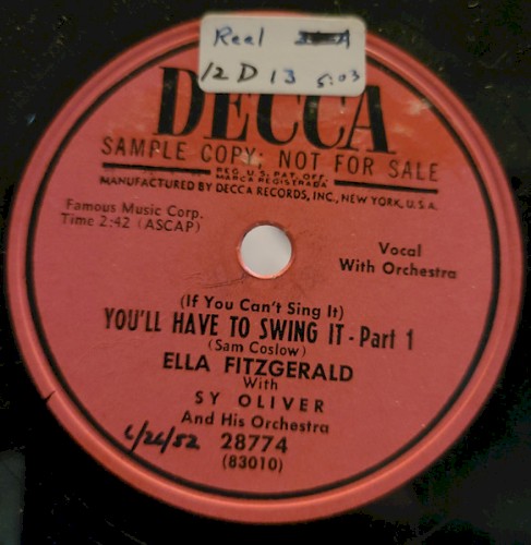 (If You Can’t Sing It) You’ll Have to Swing It封面