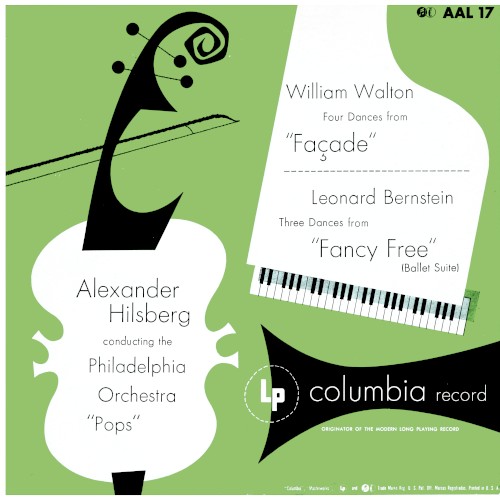 Walton: 4 Dances from "Facade" - Bernstein: 3 Dances from "Fancy Free"封面