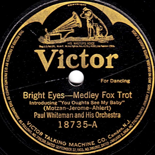 Bright Eyes - Medley (Introducing "You Oughta See My Baby") / Love Bird - Medley (Introducing "Under The Honeymoon")封面