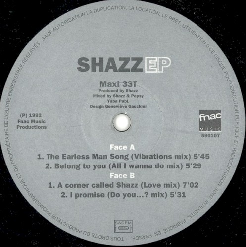 Shazz EP封面
