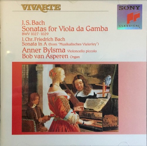 J.S. Bach: Sonatas for Viola da Gamba / J.C.F. Bach: Sonata in A (from "Musikalisches Vielerley")封面