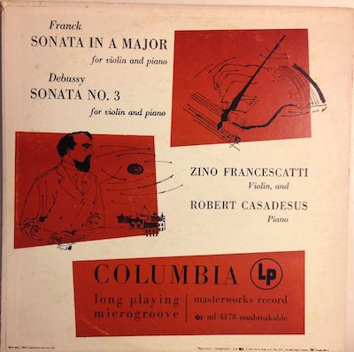 Franck: Sonata in A major / Debussy: Sonata no. 3封面