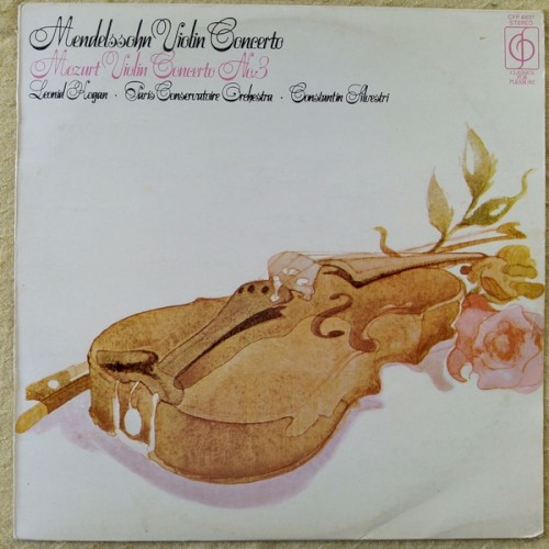 Mendelssohn: Violin Concerto / Mozart: Violin Concerto no. 3封面
