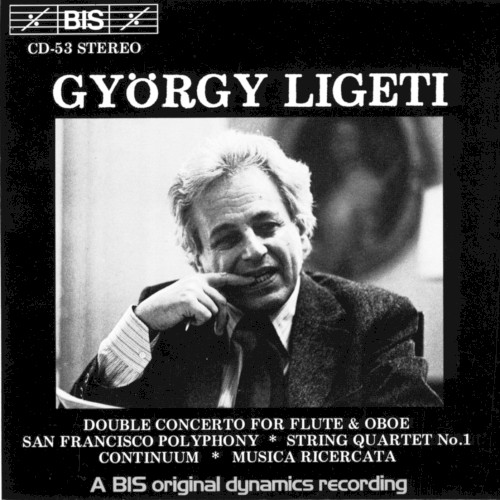 Double Concerto for Flute & Oboe / San Francisco Polyphony / String Quartet no. 1 / Continuum / Musica ricercata封面