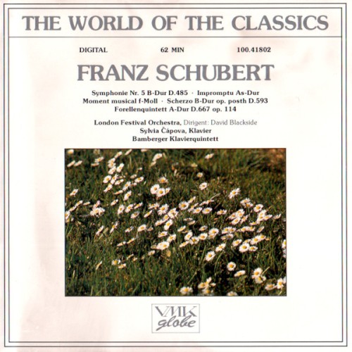 Symphonie Nr. 5 B-Dur D. 485 / Impromptu As-Dur / Moment Musical F-Moll / Scherzo B-Dur Op. Posth. D.593 / Forellenquintett A-Dur D.667 Op. 114封面