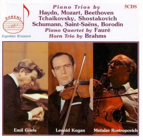 Piano Trios by Haydn, Mozart, Beethoven, Tchaikovsky, Shostakovich, Schumann, Saint-Saëns, Borodin / Piano Quartet by Fauré / Horn Trio by Brahms封面
