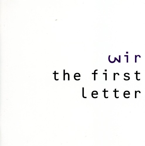 The First Letter封面