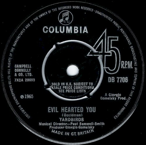 Evil Hearted You / Still I’m Sad封面