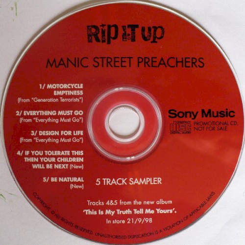 Rip It Up 5 Track Sampler封面