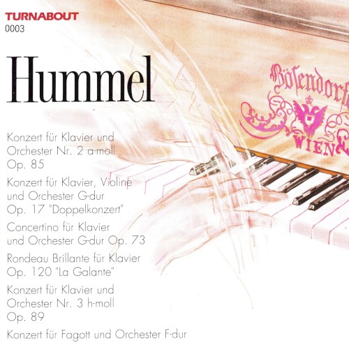 Konzert fur Klavier und Orchester Nr. 2 a-moll op. 85 / Konzert fur Klavier, Violine und Orchester G-dur op. 17 "Doppelkozert" etc.封面