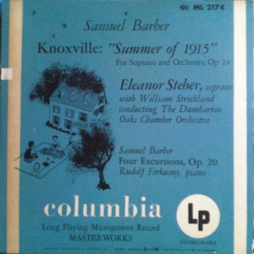 Knoxville: “Summer of 1915” for Soprano and Orchestra, op. 24 / Four Excursions, op. 20封面