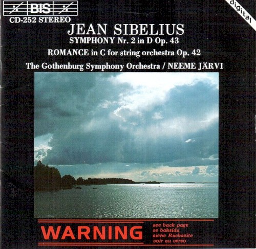 Symphony no. 2 in D, op. 43 / Romance in C for String Orchestra, op. 42封面