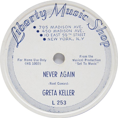 Never Again / I Get Along Without You Very Well封面