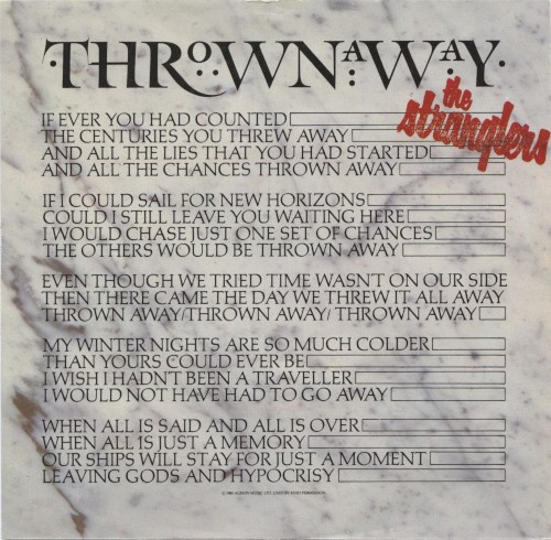 Thrown Away封面