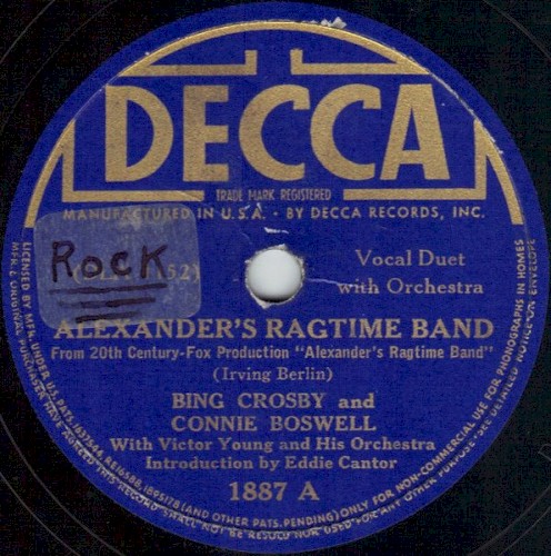 Alexander's Ragtime Band / Home on the Range / True Confession封面