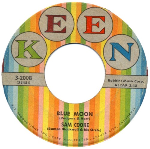 Blue Moon / Love You Most of All封面