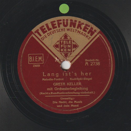 Lang ist's her / Die Nacht, die Musik und dein Mund封面