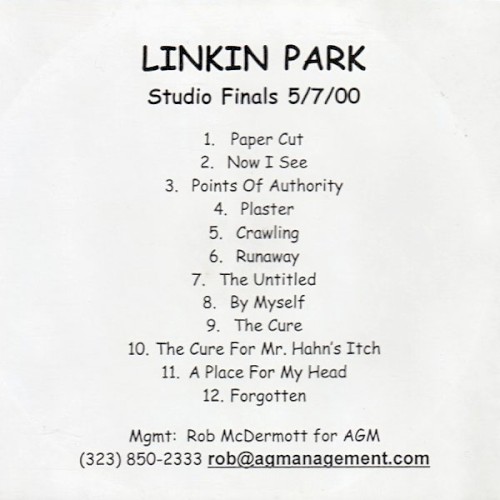 Studio Finals 5/7/00封面