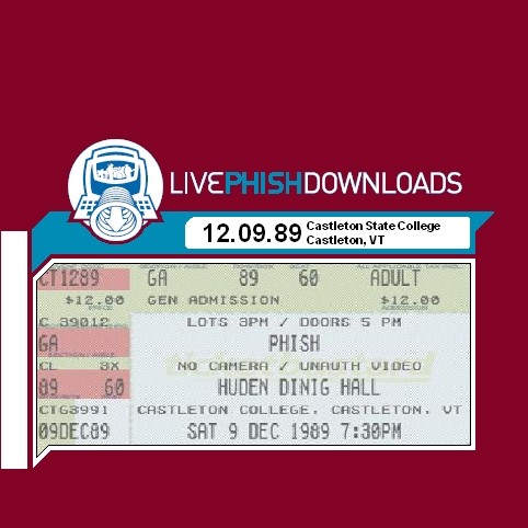 1989-12-09: Castleton State College, Castleton, VT, USA封面