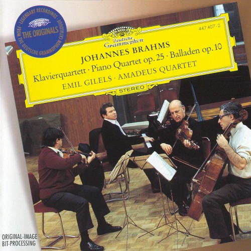 Klavierquartett, op. 25 / Balladen, op. 10封面