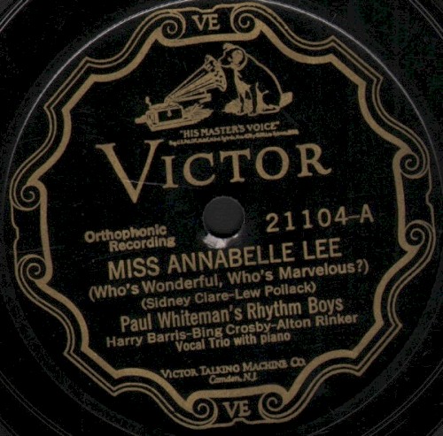 Miss Annabelle Lee (Who’s Wonderful, Who’s Marvelous?) / Everybody Loves My Girl封面