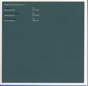 Warp Peel Sessions, Vol 1封面