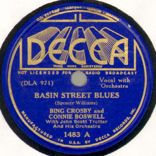 Basin Street Blues / Bob White (Whatcha Gonna Swing Tonight?)封面