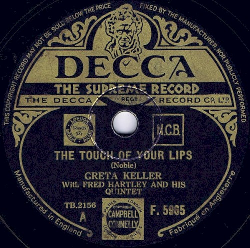The Touch of Your Lips / Alone封面