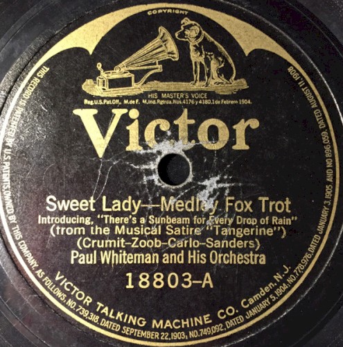 Sweet Lady / Say It With Music封面