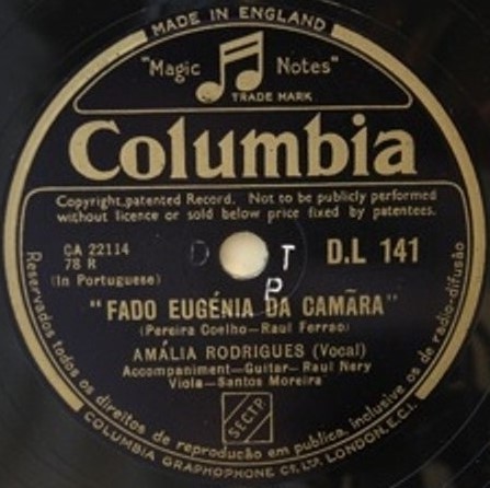 Fado Eugénia da Câmara / Fado Hilario封面