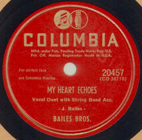 My Heart Echoes / Will The Angels Have A Sweetheart封面