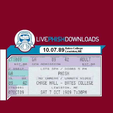 1989-10-07: Bates College, Lewiston, ME, USA封面